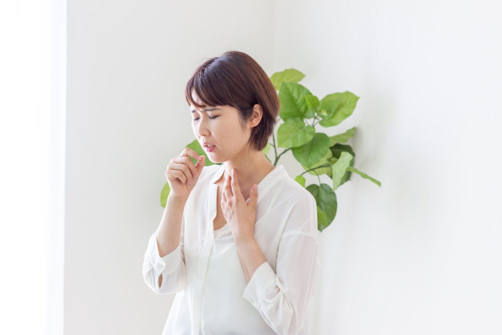 のどがつかえる、むせるような咳にお悩みですか？